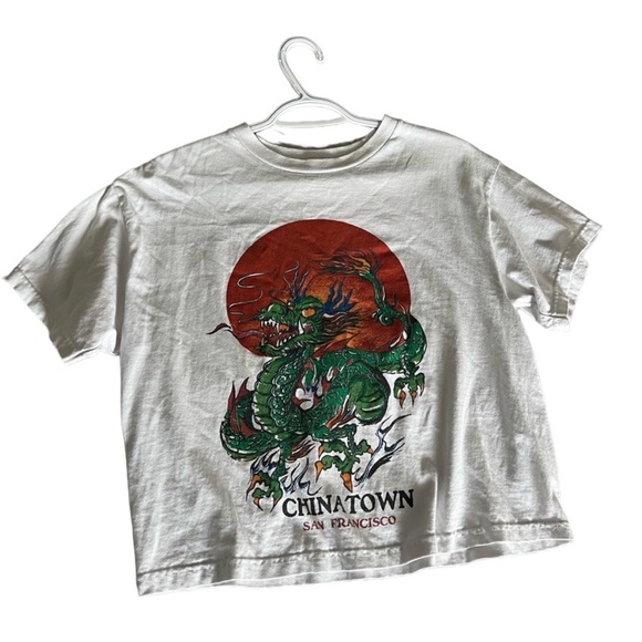 Brandy Melville, J. Gault - Graphic Print Tee, Dragon - US OS - Picture 1 of 8